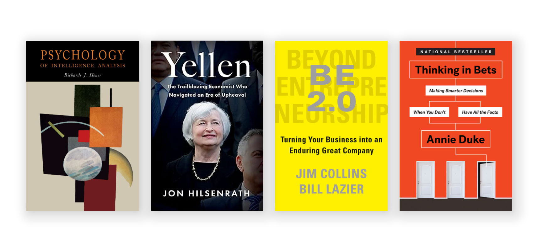 An image shows the covers of four books recommended by Vanguard investment professionals.
