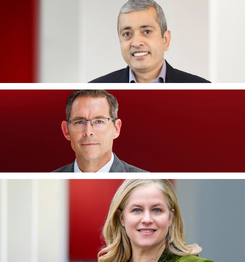 Image of  Nitin Tandon,  Joe Davis, and Joanna Rotenberg