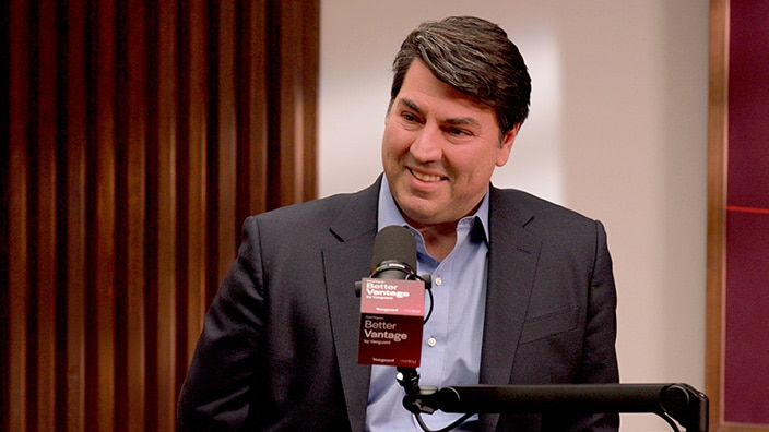 Image of Dan Shaykevich, Vanguard’s lead portfolio manager for emerging markets deb